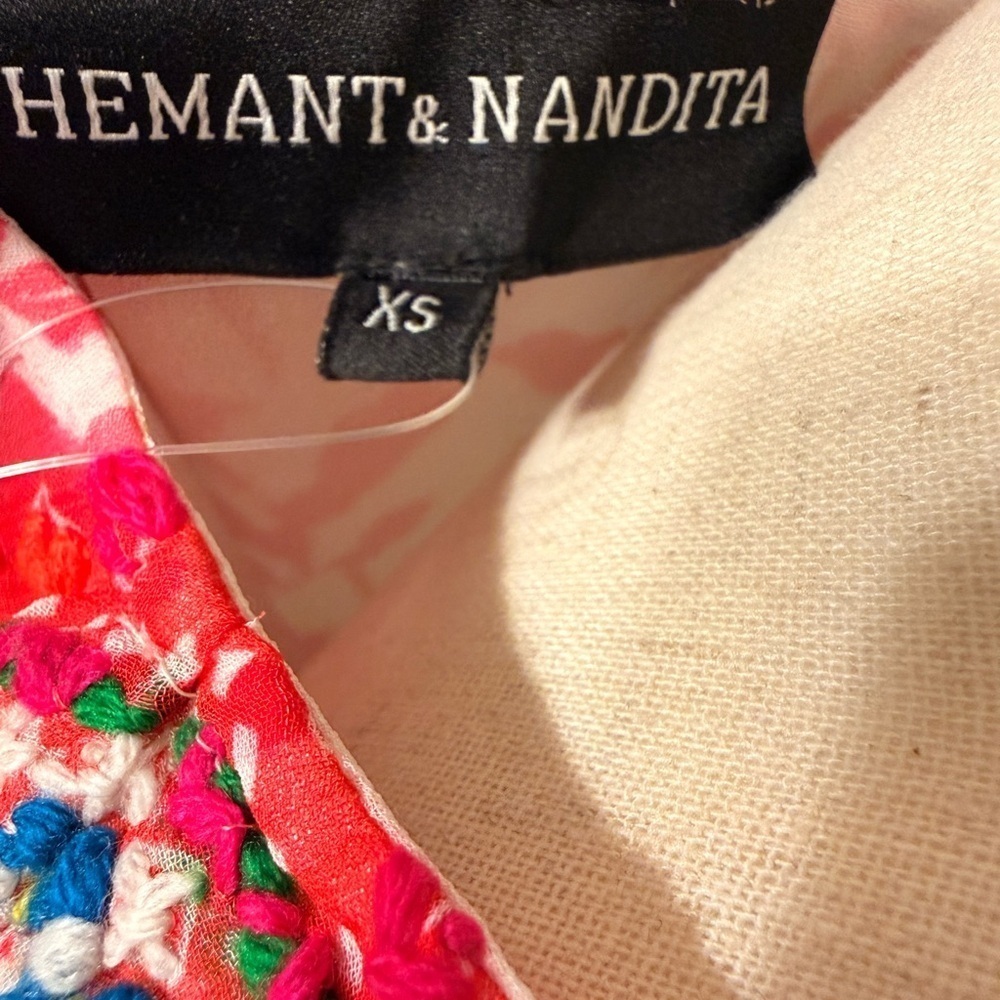 Hemant & Nandita NWT Pink Esoteric Top - Picture 5 of 5